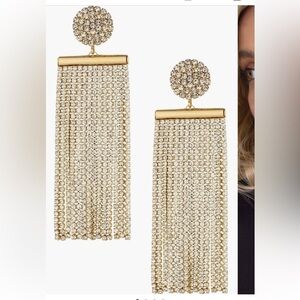 Ettika Movement Crystal Drop Earrings